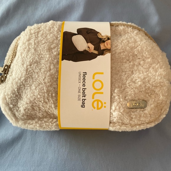Sherpa Cream Belt Bag unisex.  Great Christmas Gift! - Picture 1 of 9